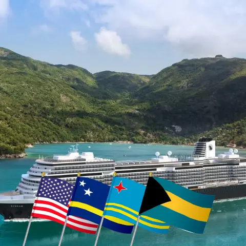 Круиз по Южной Карибии из Форт-Лодердейла на судне Rotterdam с посещениями США, Кюрасао, Аруба и Багамы на 10 дней