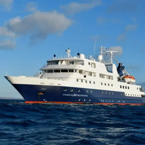 Cruzeiro nas Galápagos saindo de Baltra a bordo do navio Celebrity Xpedition com visitas ao Equador por 8 dias